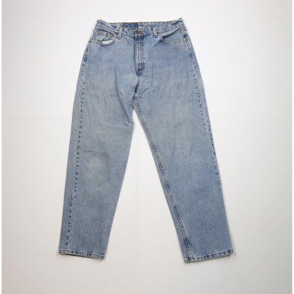 Vintage 90s Levis 560 Mens 32x32 Distressed Loose Fit Tapered Leg Denim Jeans - Picture 1 of 16